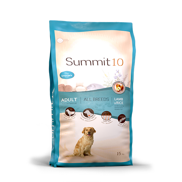 Croquette chiens poil brillant Summit 10